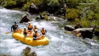 Rafting on the Cetina river HD 2016 [upl. by Ahseinad]