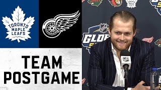 Maple Leafs Media Availability  Postgame at Detroit Red Wings  November 17 2023 [upl. by Ahsitak928]