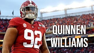 Quinnen Williams  quotThe BEST Defensive Linemanquot  Alabama Career Highlights  2017 2019 [upl. by Arondell]