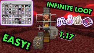 SIMPLE 117 AUTOMATIC PIGLIN BARTERING FARM TUTORIAL in Minecraft Bedrock MCPEXboxPS4SwitchPC [upl. by Dera]