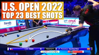 TOP 23 BEST SHOTS  US Open 2022 9ball pool [upl. by Mezoff]