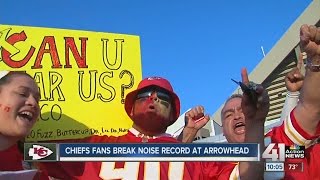 Chiefs fans break noise record [upl. by Shugart]