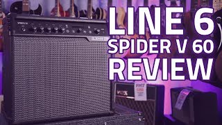 Line 6 Spider V 60 Modeling Guitar Amp Demo [upl. by Droc]