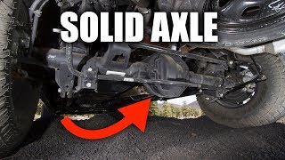 Solid Axle Suspension  How Truck Suspensions Work [upl. by Tenn]