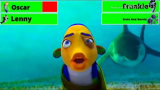 Shark Tale 2004 Frankies Death Scene with healthbars [upl. by Comfort]