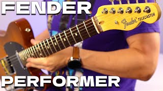 Exploring the Fender Performer Telecaster Features Specs and Playthrough [upl. by Gnoz]