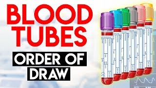 Order of Draw and Additives  Blood Collection [upl. by Lledrev921]