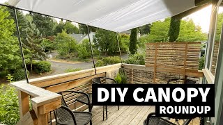 10 Inspiring DIY Canopies amp Sunshades [upl. by Llertrac481]