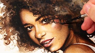 10 TIPS for Watercolor Portraits  HOW TO USE WATERCOLOR [upl. by Yrelbmik]