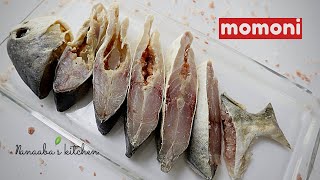 Ghana authentic momoni fermented cured fish  for umami flavor [upl. by Esiled]