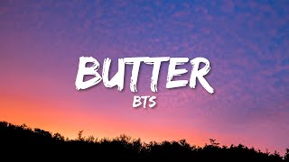 BTS  Butter Lyrics [upl. by Adohr387]