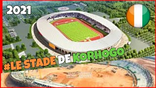 2021 LE STADE DE KORHOGO  avancement des travaux  côte divoire [upl. by Pigeon119]