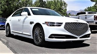 2020 Genesis G90 50 Ultimate Is This Better Than The Mercedes S Class And Lexus LS 500 [upl. by Einimod]