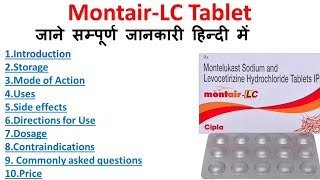 Montair Lc tablet  Use  Dose  Side Effects  full review in hindi [upl. by Rehpetsirhc]