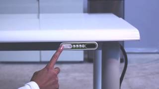 LINAK Wellness Switch Setting the desk height [upl. by Salamone]