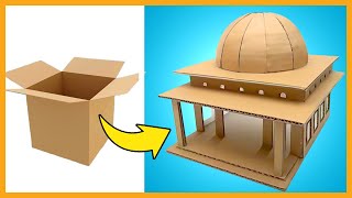 How To Make Miniature Masjid  Beautiful Masjid DIY [upl. by Schramke]