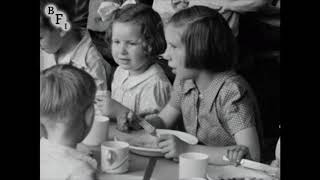 Schools in Harrow 1947  BFI National Archive [upl. by Ymrots]