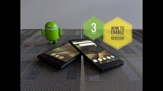 Android How To Turn On Screen Rotation Three Methods [upl. by Corty]