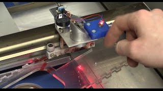 40W Laser Cutter Upgrade Making a Red Dot quotCut Indicatorquot  EcProjects [upl. by Aicener]