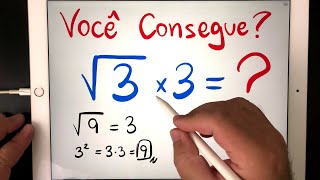 🔥 Matemática Básica DESBUGADA  Você Consegue Resolver RADICIAÇÃO E MULTIPLICAÇÃO 🤯 [upl. by Bleier]