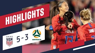 USA 53 AUSTRALIA Highlights  Apr 4 2019  Commerce City CO  Dicks Sporting Goods Park [upl. by Gally]