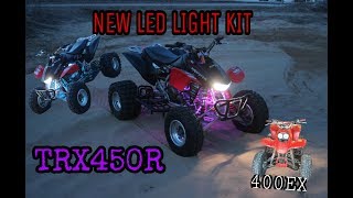 Honda TRX450R New Light Installment [upl. by Katti242]