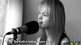 Paramore  Decode Acoustic live  Green Room97x lyrics [upl. by Ellesirg]