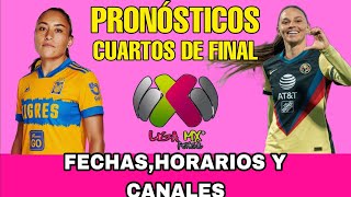 CUARTOS DE FINAL LIGA MX FEMENIL APERTURA 2023 FECHAS HORARIOS Y CANALES [upl. by Danziger888]