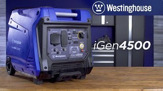 iGen4500 RVReady Digital Inverter Generator by Westinghouse [upl. by Ahsienyt]