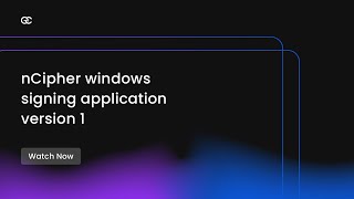 nCipher windows signing application version 1 [upl. by Aiz630]