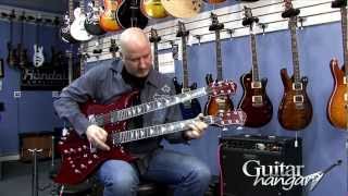 BC Rich Bich Double Neck Wine Red Electric Guitar Demo  Guitar Hangar [upl. by Aiuqat]