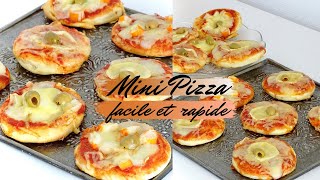 Mini Pizza facile et rapide au fromage  Recette Spécial Ramadan [upl. by Annoif]