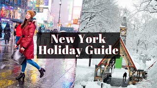 A locals guide to the holidays in New York  Restaurants sightseeing and more [upl. by Hutton]