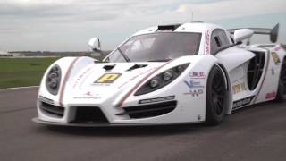 The refined SIN R1 GT4 warming up for Season 2016 of GT4 European Series [upl. by Lede]