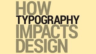 Graphic Design Tutorial Typography and Design [upl. by Eniowtna]