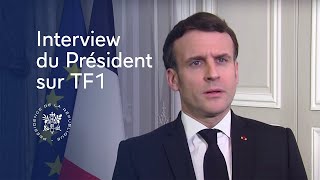 Interview du Président Emmanuel Macron sur TF1 [upl. by Nelsen375]