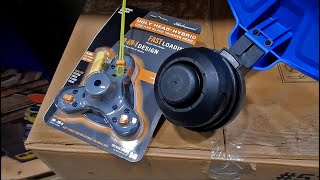 Modifying trimmer head 24V Kobalt item 3488480 Weed Eater to a Shakespeare UGLY HEAD trimmer head [upl. by Schaefer]