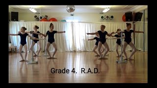 Grade 4 RAD Barre  all exercises  new [upl. by Adler]