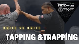 Knife Vs Knife  Tapping and Trapping drills to application [upl. by Lannie]