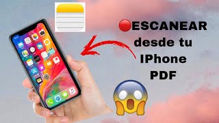 Como ESCANEAR DOCUMENTOS desde tu IPHONE 😱📲 y mandarlos en PDF✅ [upl. by Nairde]