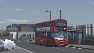 Croydon the London Transport Game  14V 2 NEW FULL ROUTES  Roblox [upl. by Lertnahs]