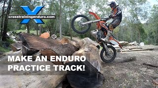 How to make endurocross and dirt bike practice tracks︱Cross Training Enduro [upl. by Daniala]