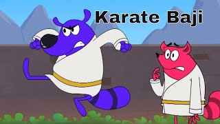 Karate Baji Ep 13 Pyaar Mohabbat Happy Lucky Indian Cartoon Show Zee Kids [upl. by Xel]