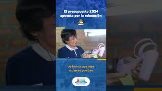 El presupuesto 2024 apuesta por la educación [upl. by Mchenry]