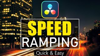 How to Speed Ramp in DaVinci Resolve  Tutorial [upl. by Saeger121]