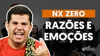 Razões e Emoções  Nx Zero aula de guitarra [upl. by Hcirdeirf]