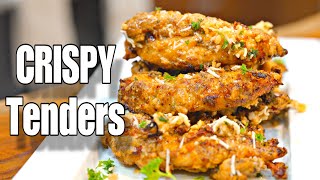 Ultimate Crispy AirFried Chicken Tenders Recipe Super Bowl Appetizer [upl. by Sylirama240]