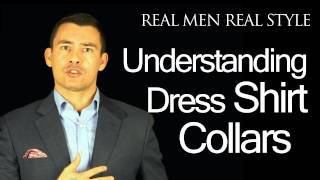 Mens Dress Shirt Collar Overview  Video Guide  Point  Spread  Pin  Tab  Button Down Collars [upl. by Kevyn]