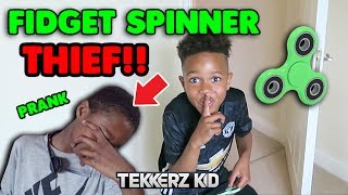 STOLEN FIDGET SPINNER Revenge EVIL Prank on Brother [upl. by Cammi252]