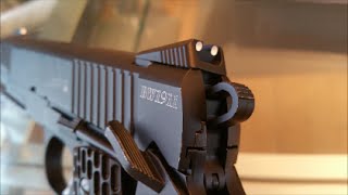 Cybergun KWC BlackWater 1911 R2 45mm C02 Pistol  Table Top Review [upl. by Ellimac]